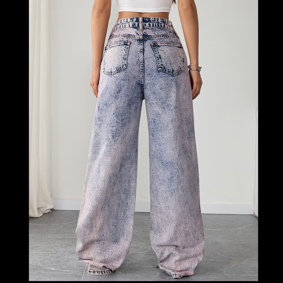 NWT ZRP Mineral Wash Flare Leg Jeans - Picture 4 of 5